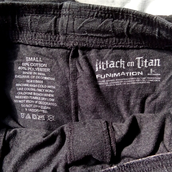 Attack on Titan Funimation sweats - Picture 1 of 4